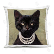 Wani Pasion | Elegant Black Cat with Necklace