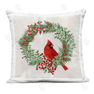 Cat Thurman Designs | Perched Cardinal Festive Wreath