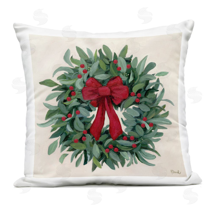 Kate Sherrill | Ribbon Holly Wreath