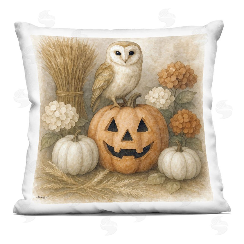 Antony Smith | Autumn Harvest Owl & Jack-o-Lantern