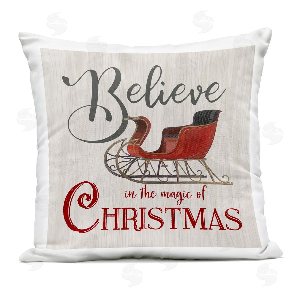 Charity Henderson Believe Magic Of Christmas Outdoor Printed Pillow