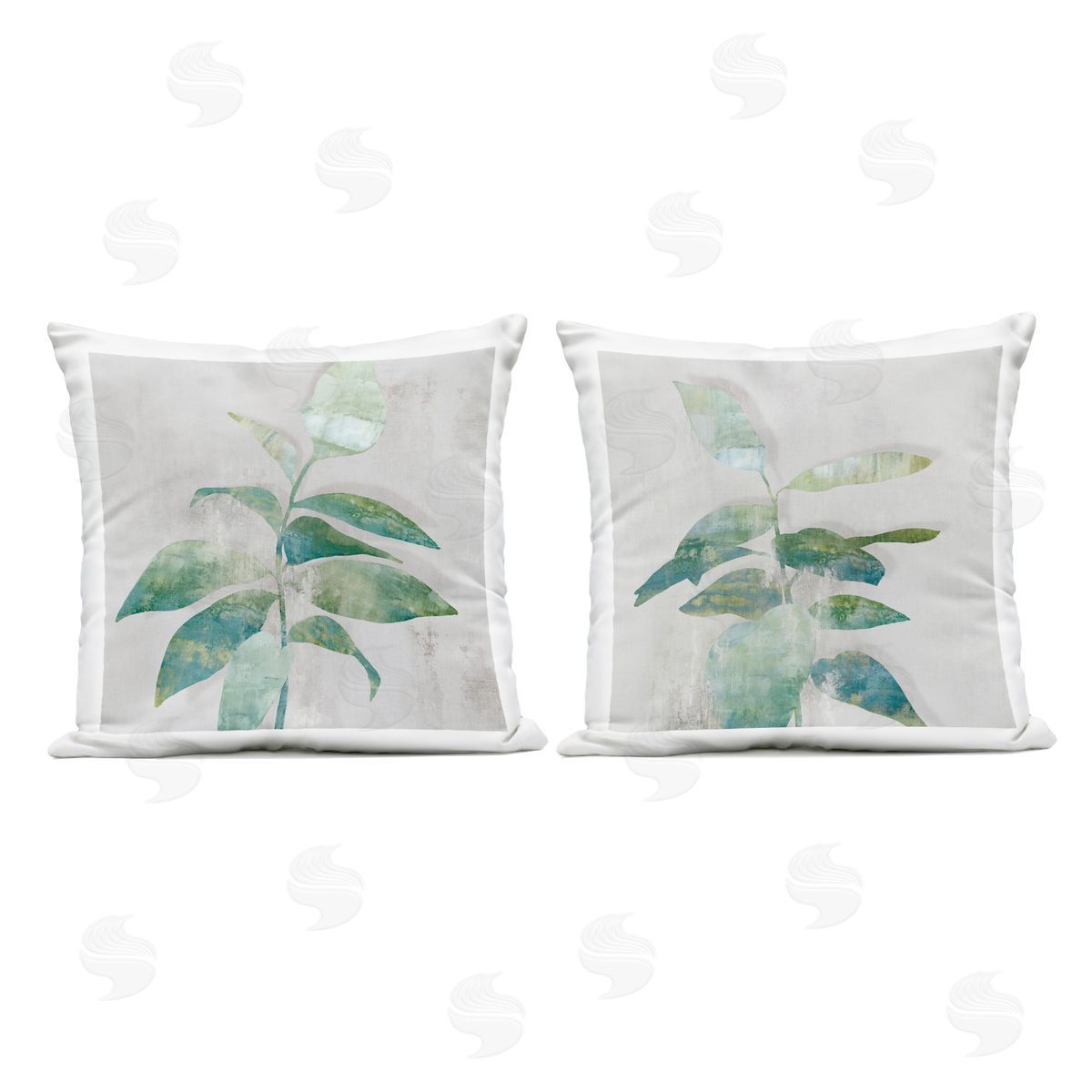 Alex Black Rustic Minimal Blooms Plush Polyester Art Print Pillow