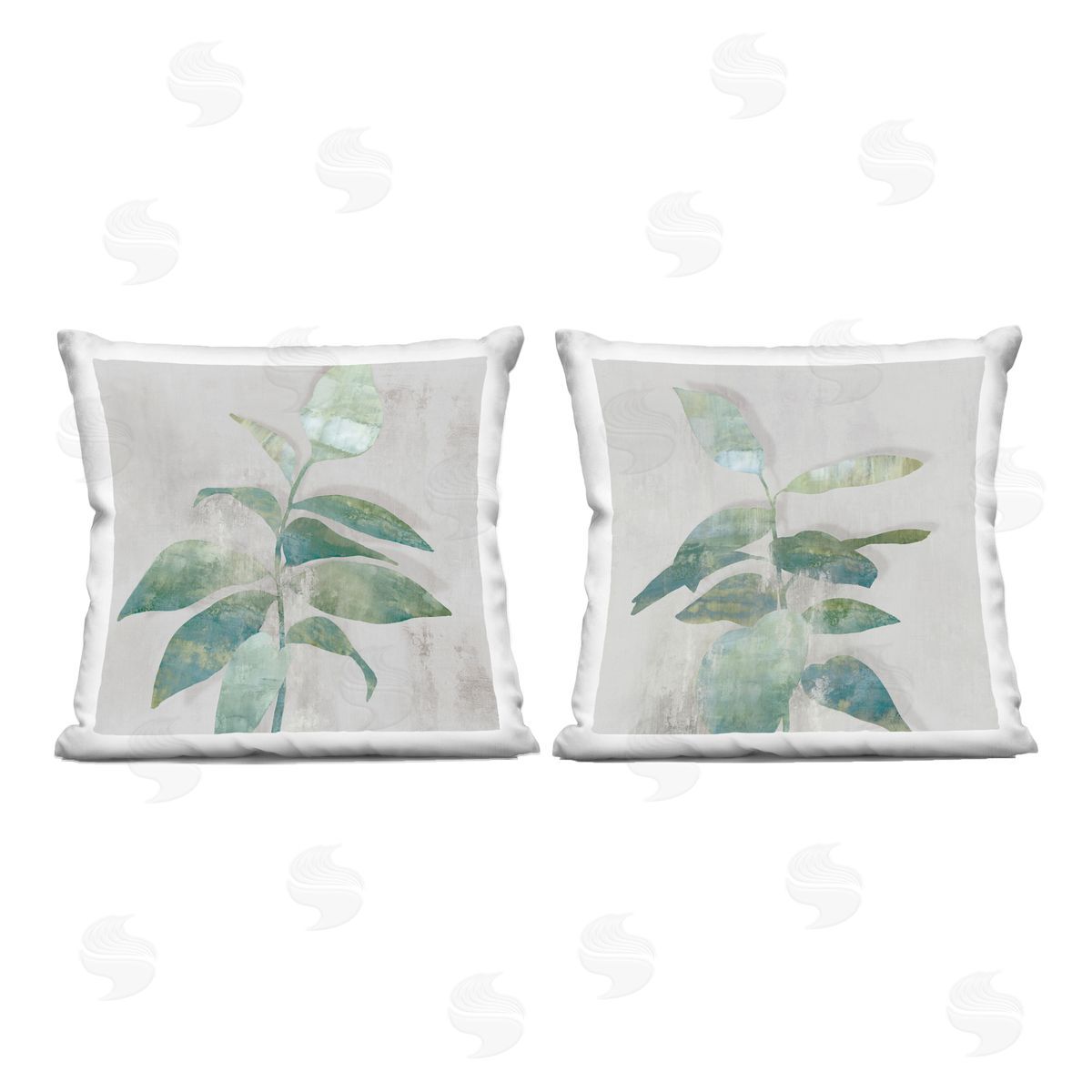 Alex Black Rustic Minimal Blooms Plush Polyester Art Print Pillow