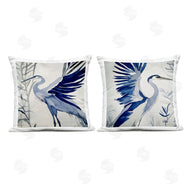 Mona Grace | Whimsical Blue Beach Birds
