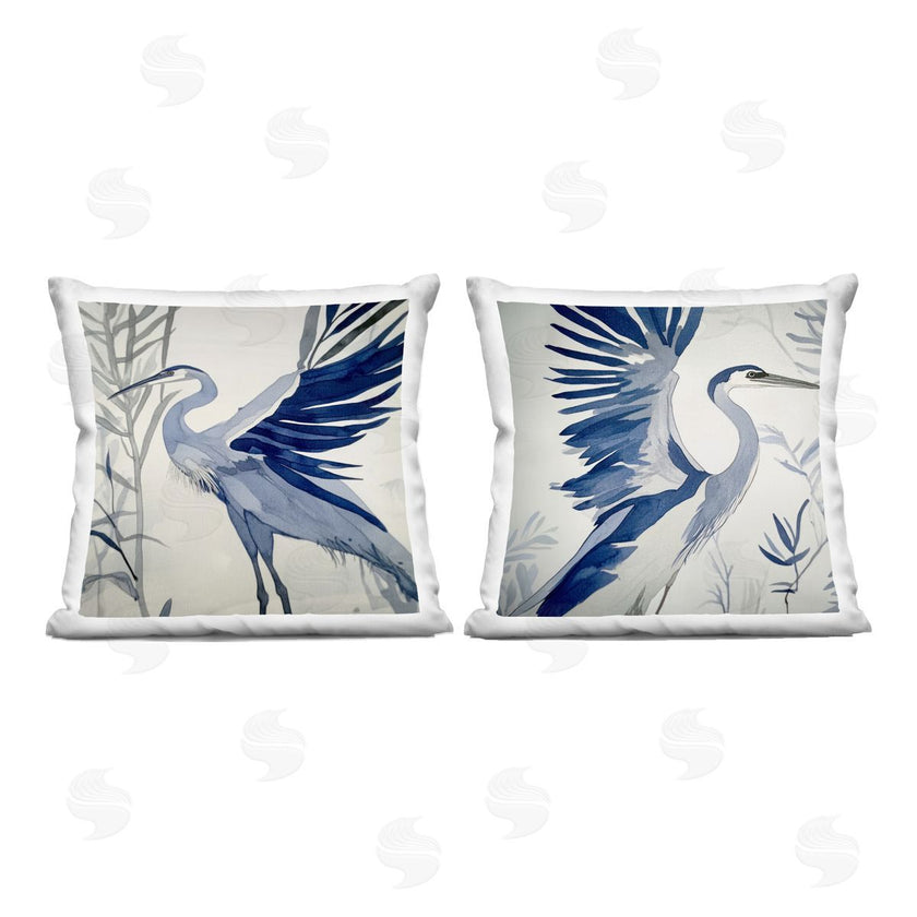 Mona Grace | Whimsical Blue Beach Birds