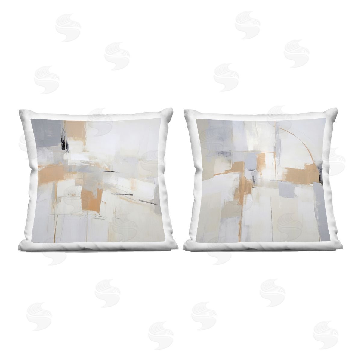 Irena Orlov Streaked Yellow Visionaries Plush Polyester Art Print Pillow