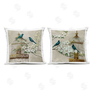 Elaine Vollherbst-Lane | Spring Bluebirds Menagerie