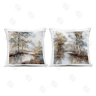 T.C. Chiu | Meandering River Tree Scene