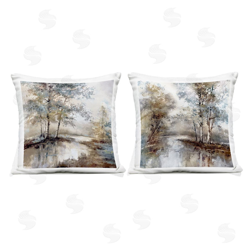 T.C. Chiu | Meandering River Tree Scene