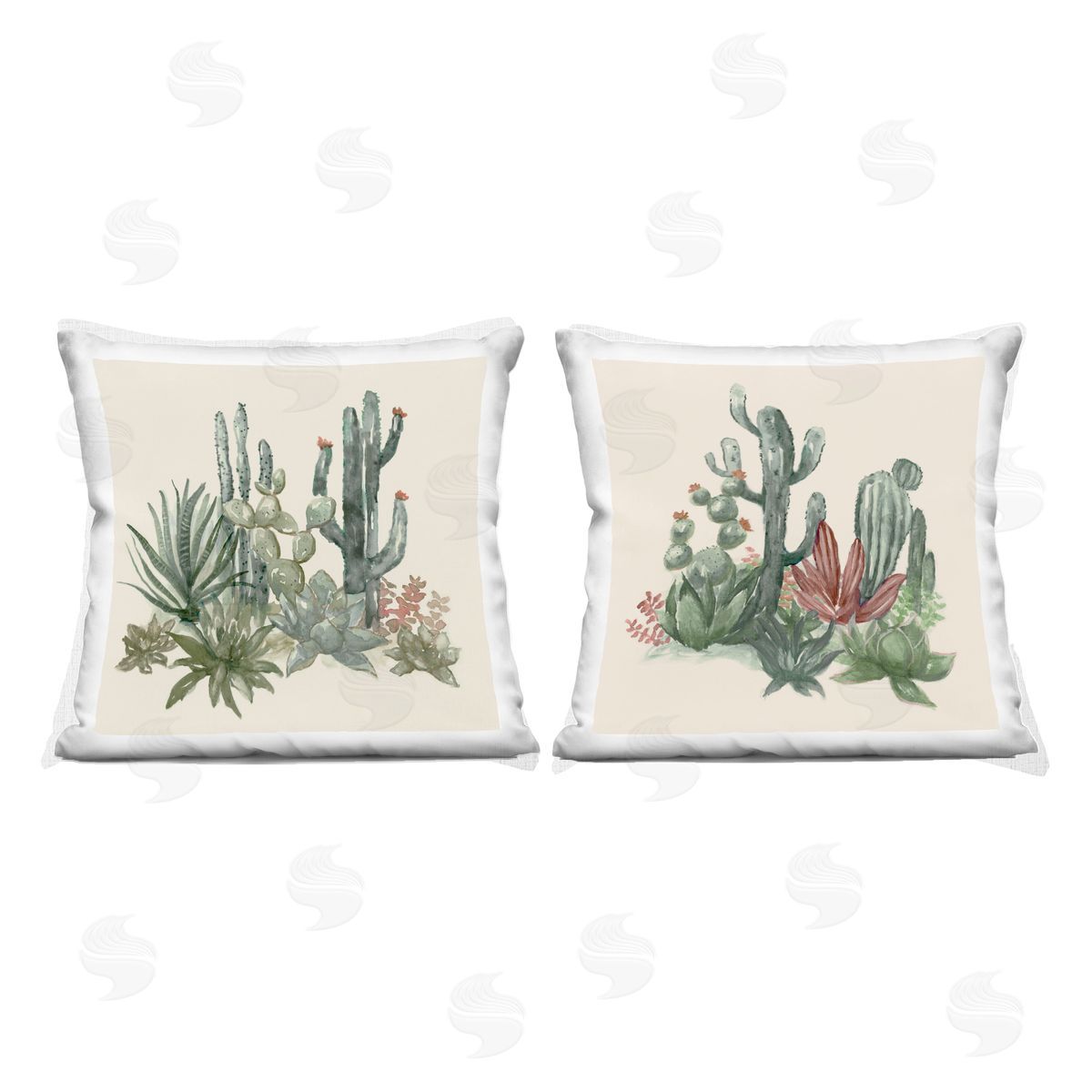 Nan Mojave Desert Cacti Indoor Printed Pillow Set