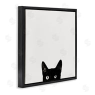 Jon Bertelli | Black Cat Peeking From Below