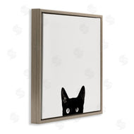 Jon Bertelli | Black Cat Peeking From Below