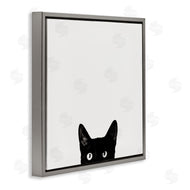 Jon Bertelli | Black Cat Peeking From Below