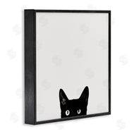 Jon Bertelli | Black Cat Peeking From Below