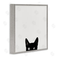 Jon Bertelli | Black Cat Peeking From Below