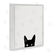 Jon Bertelli | Black Cat Peeking From Below