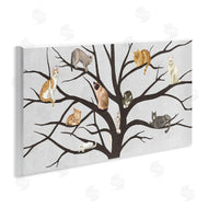 Ziwei Li | Cats In Tree Pet Painting