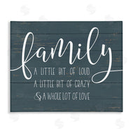 Lettered and Lined | Family Loud Crazy Love