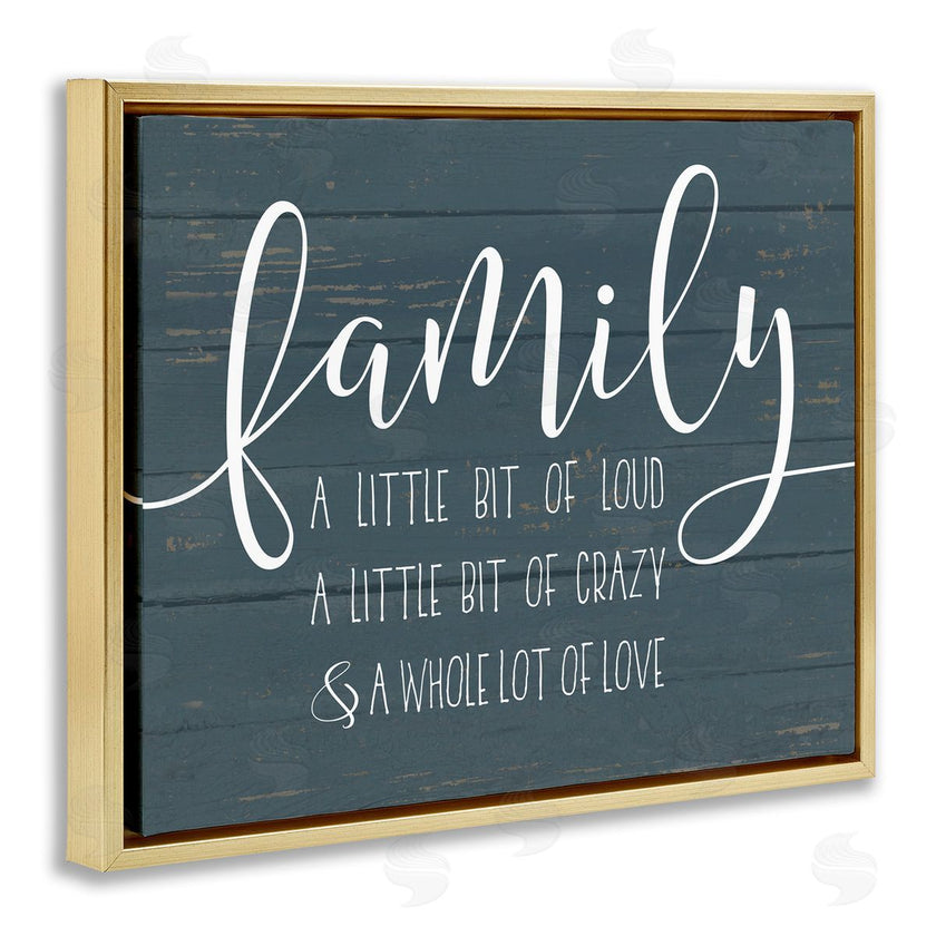 Lettered and Lined | Family Loud Crazy Love