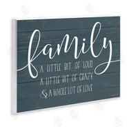 Lettered and Lined | Family Loud Crazy Love