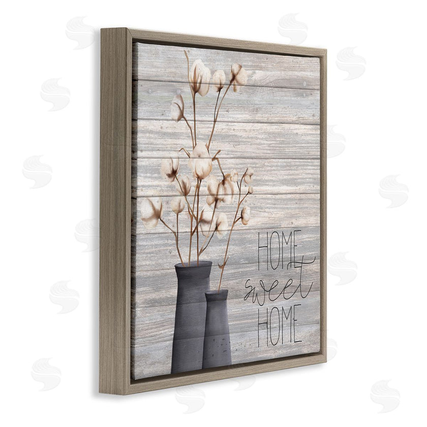 Kimberly Allen | Grey Home Sweet Cotton Flowers