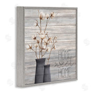 Kimberly Allen | Grey Home Sweet Cotton Flowers