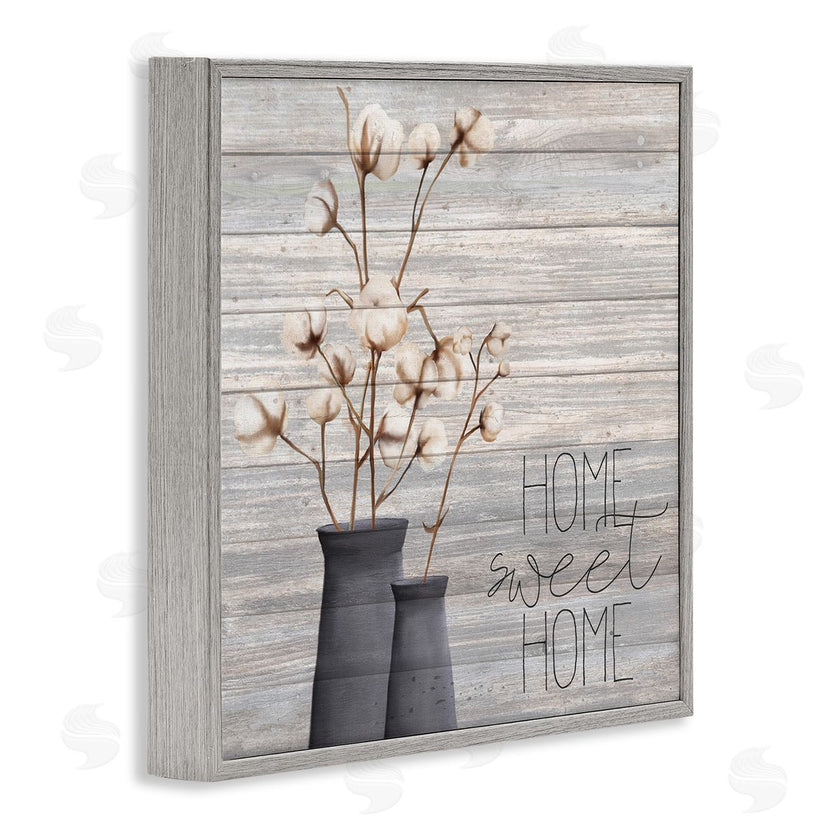 Kimberly Allen | Grey Home Sweet Cotton Flowers