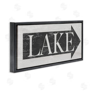 Stupell Studio | Distressed Lake Arrow Sign