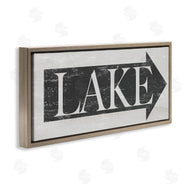 Stupell Studio | Distressed Lake Arrow Sign