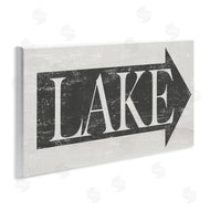 Stupell Studio | Distressed Lake Arrow Sign
