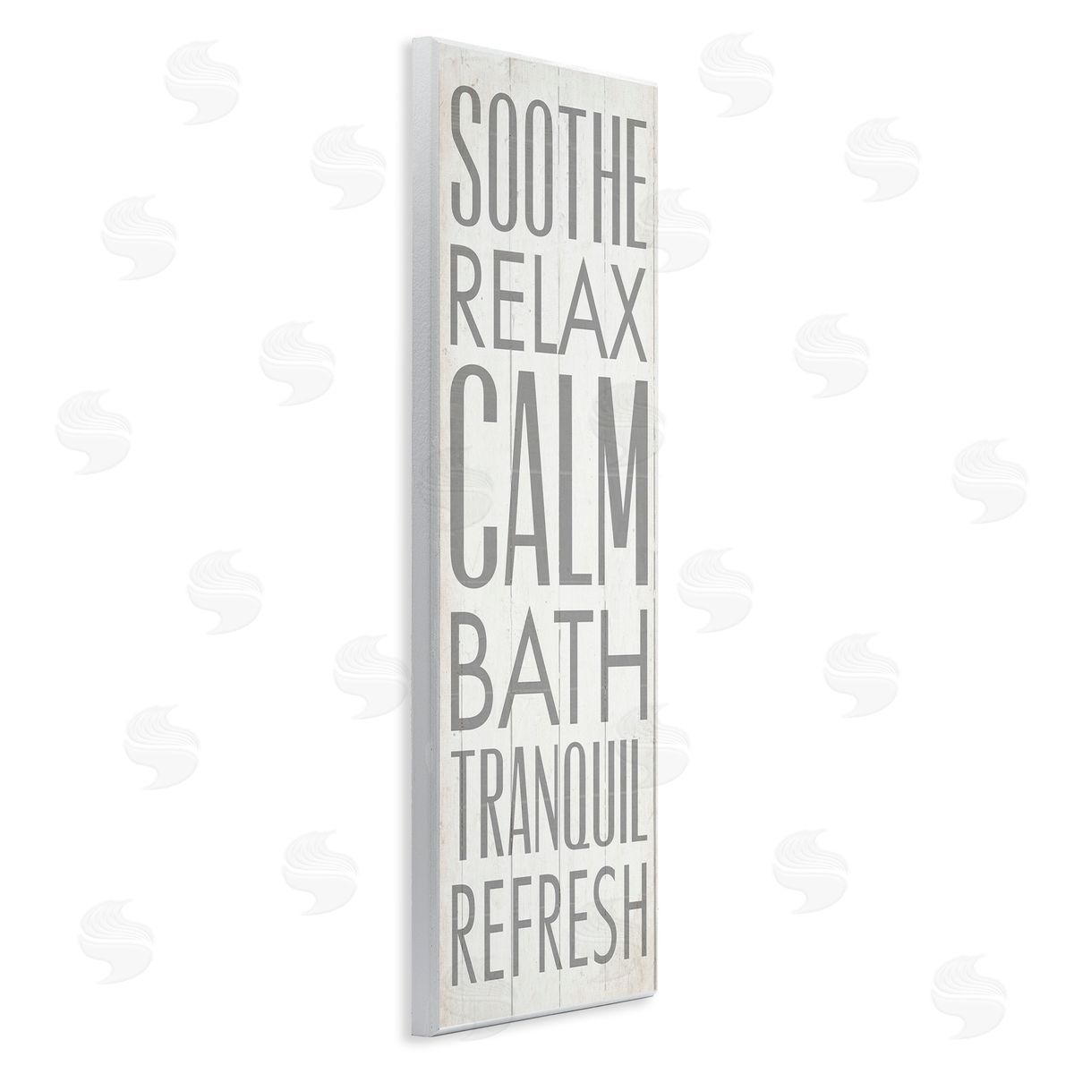 Soothe Calm Relax Bath Bathroom Wood Plaque Wall Art, Home Decor by Dallas Drotz