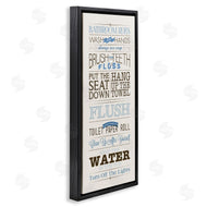 Stephanie Workman Marrott | Bathroom Rules Vintage List
