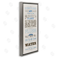 Stephanie Workman Marrott | Bathroom Rules Vintage List