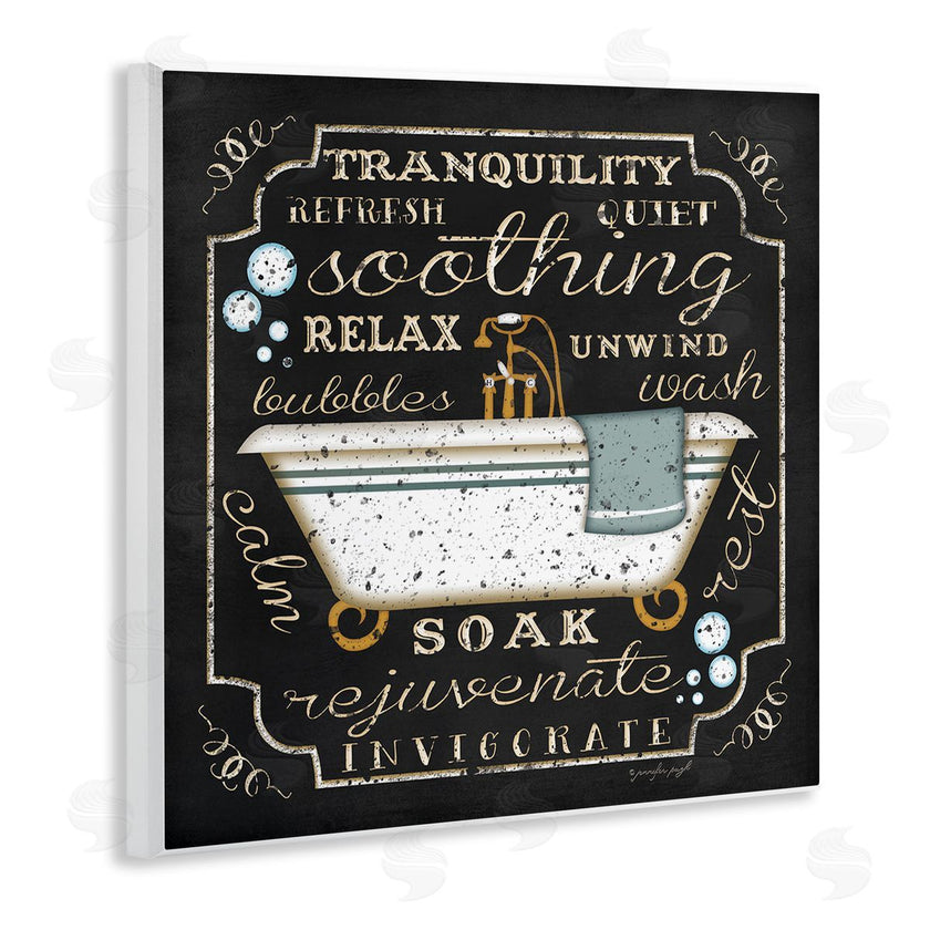 Jennifer Pugh | Country Bathtub with Various Phrases