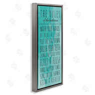 Anna Quach | Bathroom Rules on Turquoise