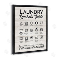 Lettered and Lined | Rustic Laundry Symbols Guide