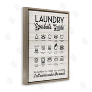 Lettered and Lined | Rustic Laundry Symbols Guide