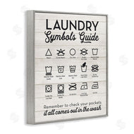 Lettered and Lined | Rustic Laundry Symbols Guide