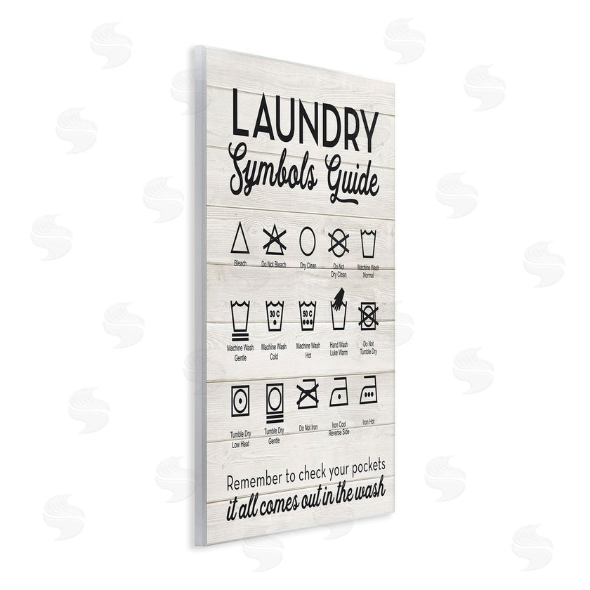 Lettered and Lined | Rustic Laundry Symbols Guide