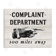 Lettered and Lined | Complaint Department 100 Miles Away