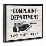 Lettered and Lined | Complaint Department 100 Miles Away