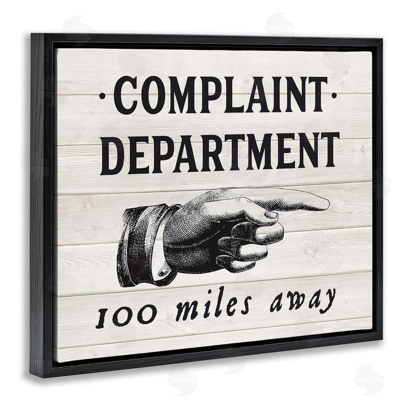 Lettered and Lined | Complaint Department 100 Miles Away