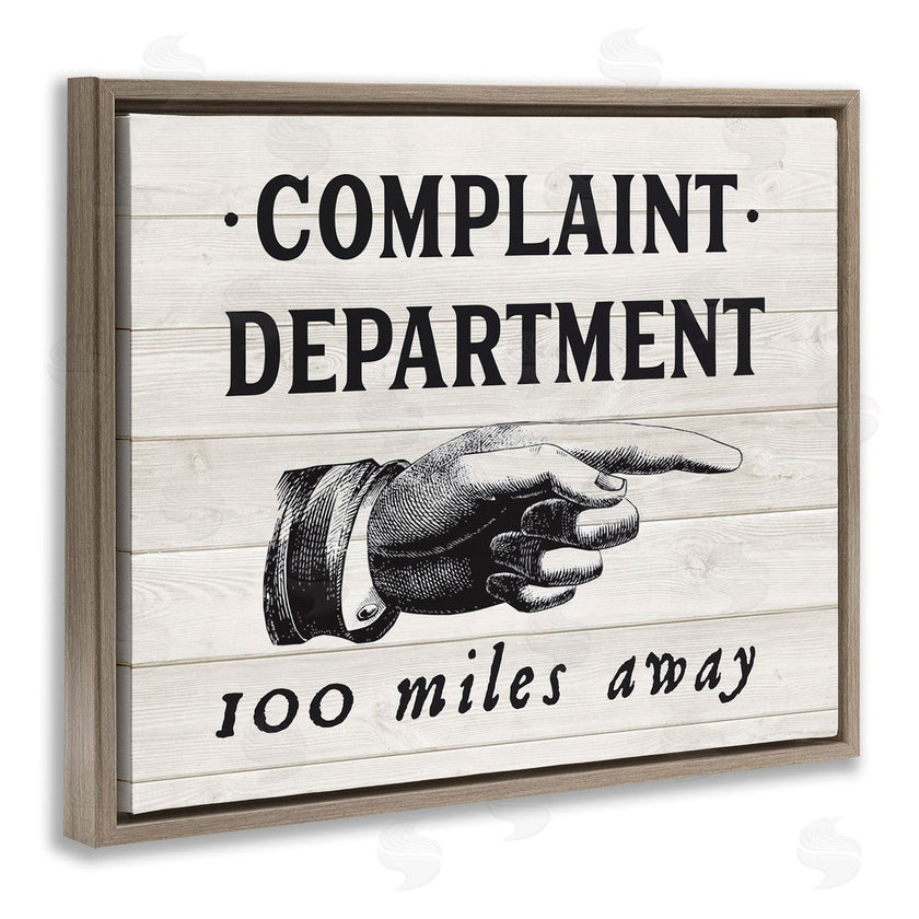 Lettered and Lined | Complaint Department 100 Miles Away