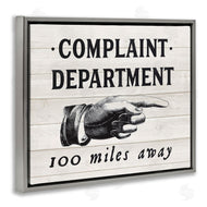 Lettered and Lined | Complaint Department 100 Miles Away