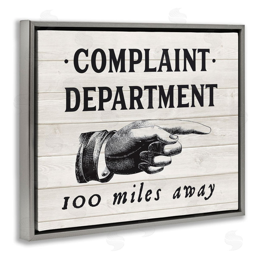 Lettered and Lined | Complaint Department 100 Miles Away