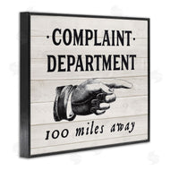 Lettered and Lined | Complaint Department 100 Miles Away