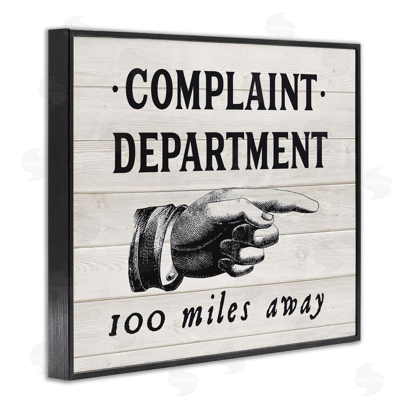 Lettered and Lined | Complaint Department 100 Miles Away