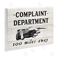 Lettered and Lined | Complaint Department 100 Miles Away