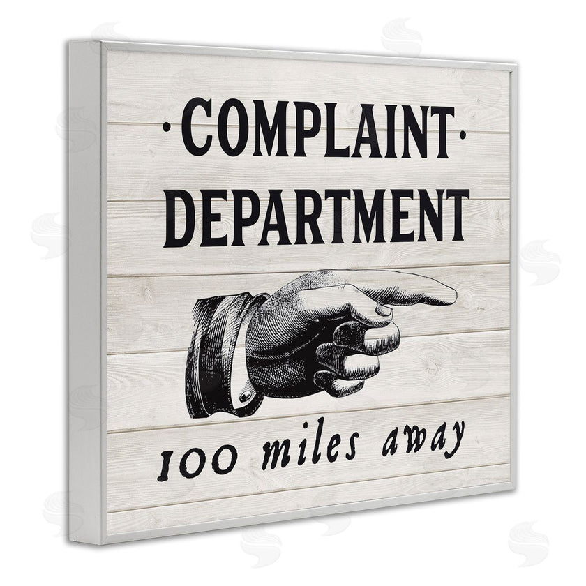 Lettered and Lined | Complaint Department 100 Miles Away
