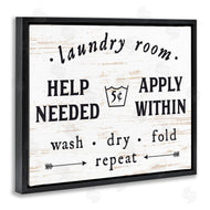 Lettered and Lined | Laundry Room Help Needed